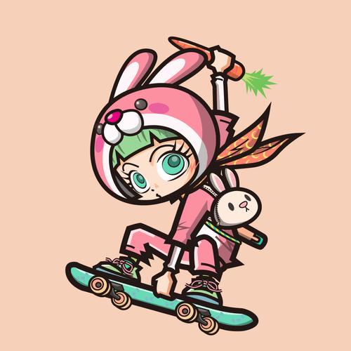 NINJA SKATER #014