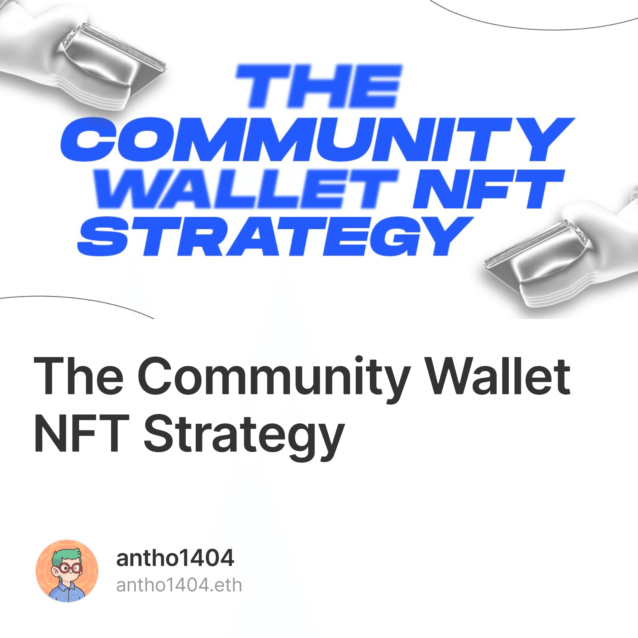 The Community Wallet NFT Strategy 1/500
