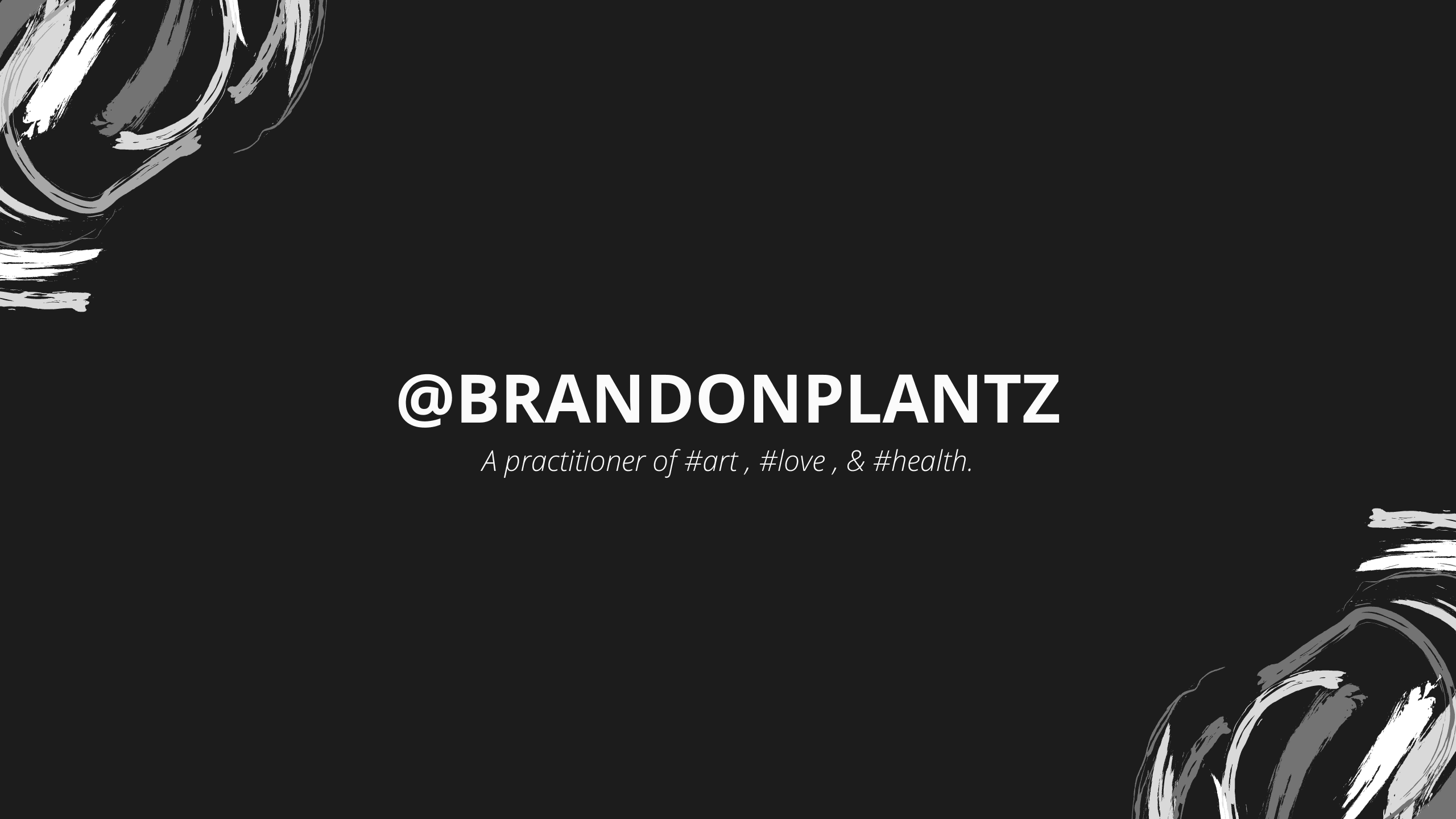BrandonPlantz バナー