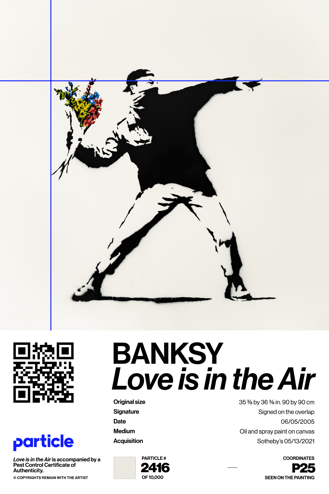 Banksy | Love Is In The Air #2416