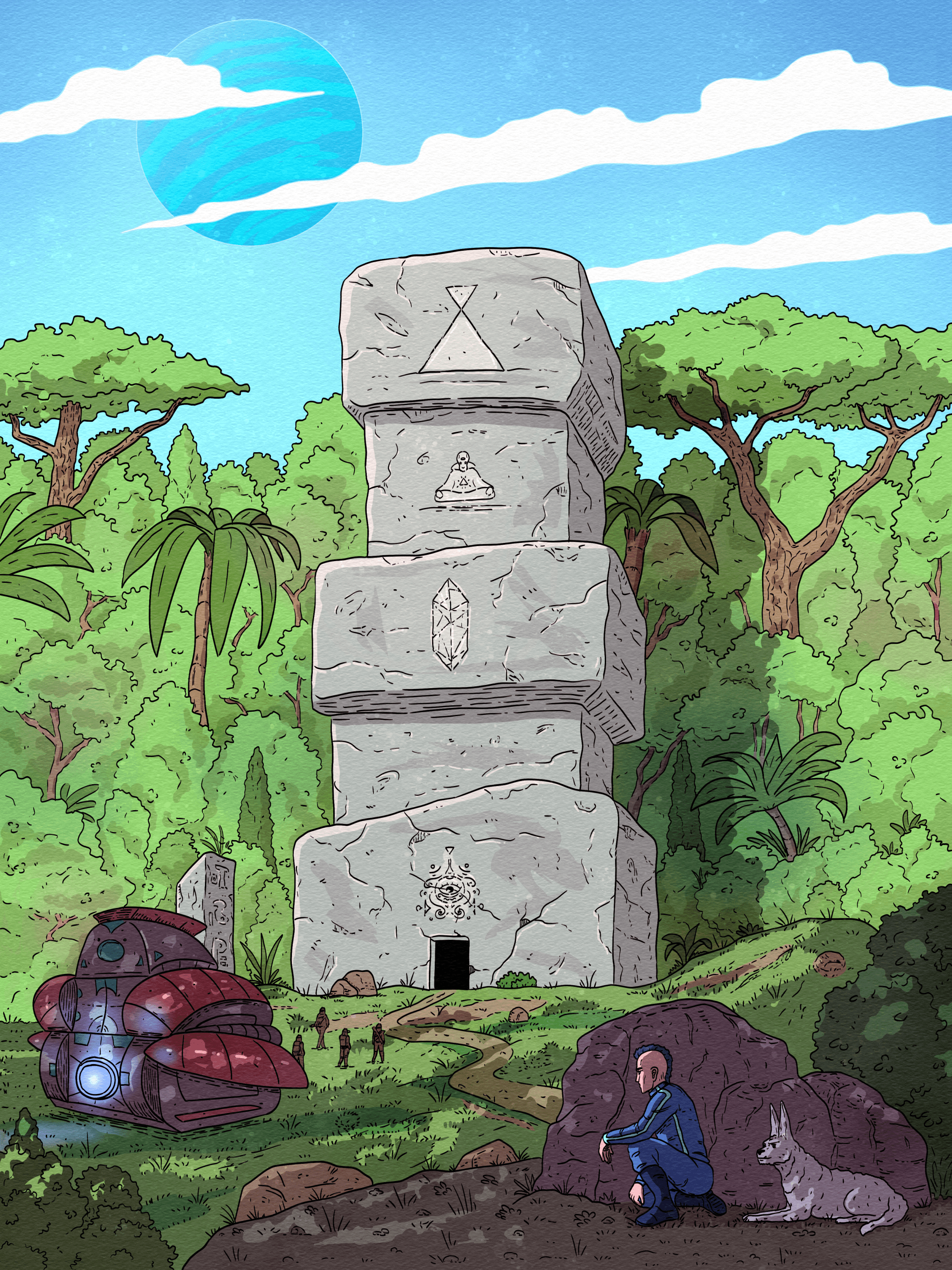 Keenan and Kiki and The Stone Temple