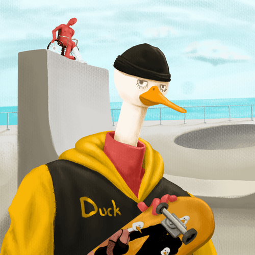 Duck takes friends to skateboard 11