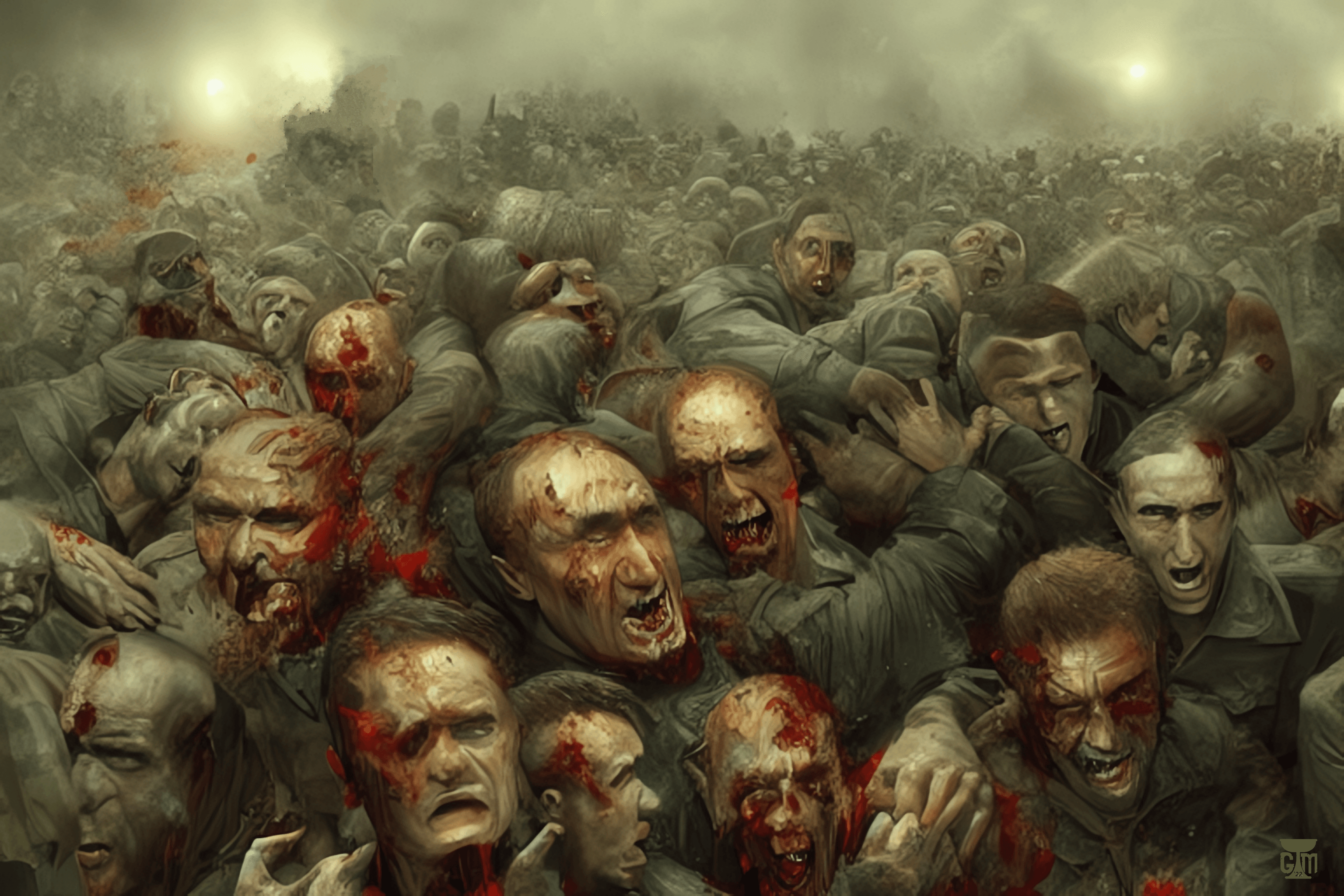 The Kremlin Zombie apocalypse 11 3072 - Putler zombified