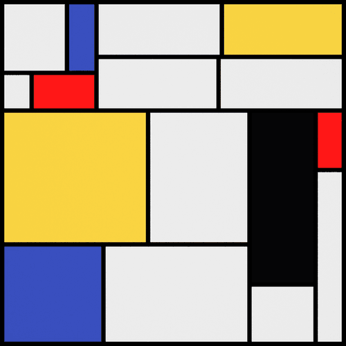 A.I. Mondrian #0001