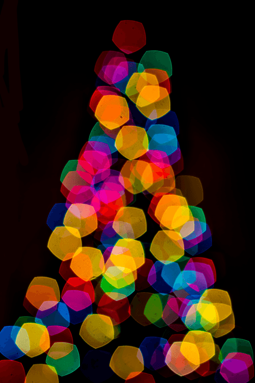 Bokeh Christmas Tree