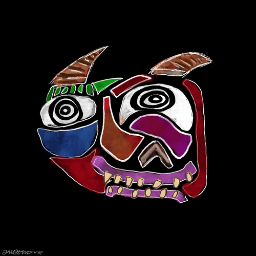 Gangland Skull #92 - by Eddie Gangland