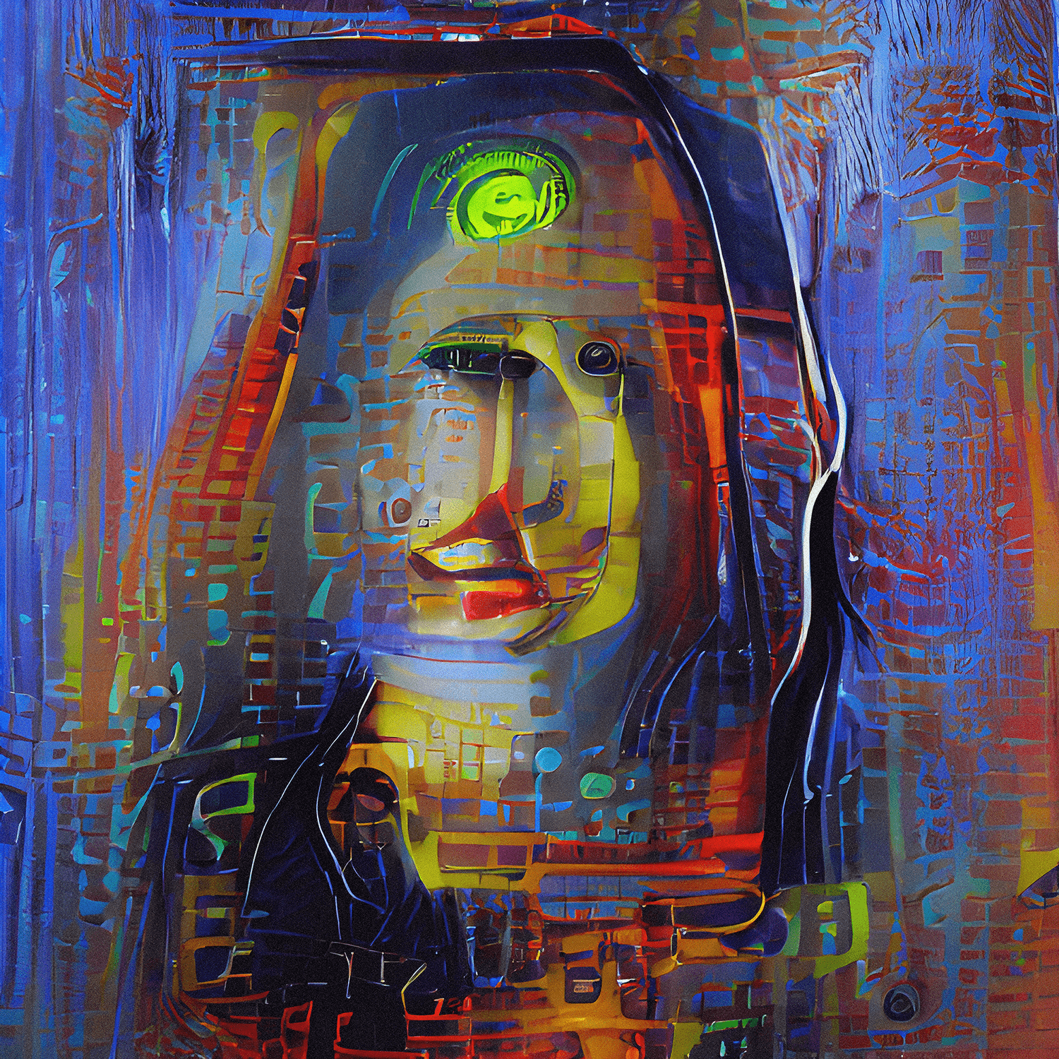 Cyberpunk Mona Lisa