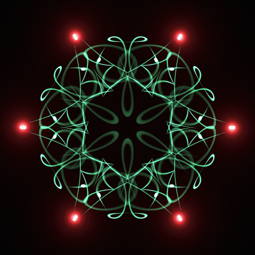 Hexagon #015 / Luminous Polygon Series for icons