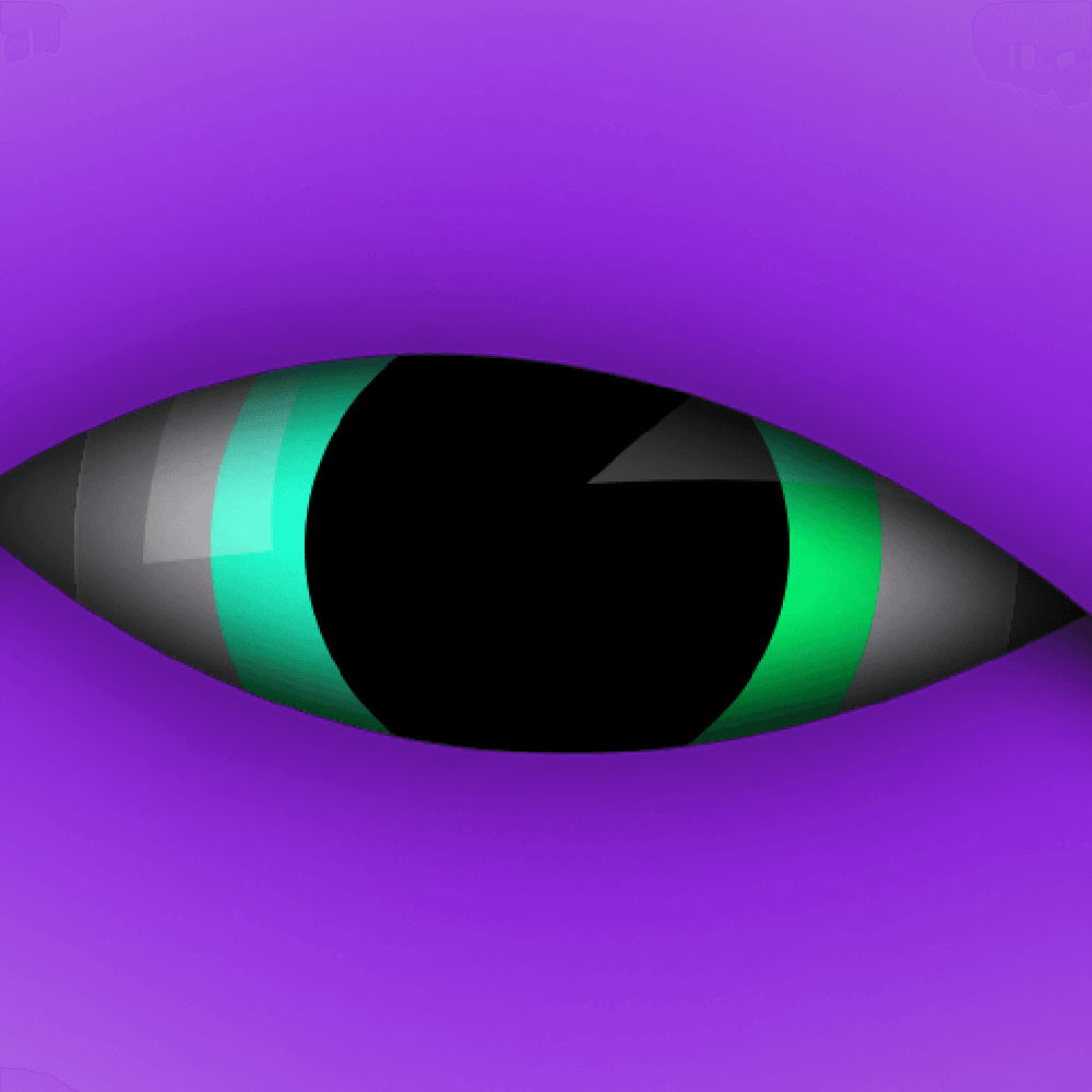 Black eyes and purple lips cartoon character, Roblox Game Polygon mesh Logo  Face, face roblox, purple, game png