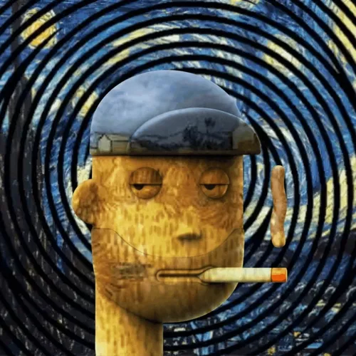 3D VAN GOGH PUNKS #004