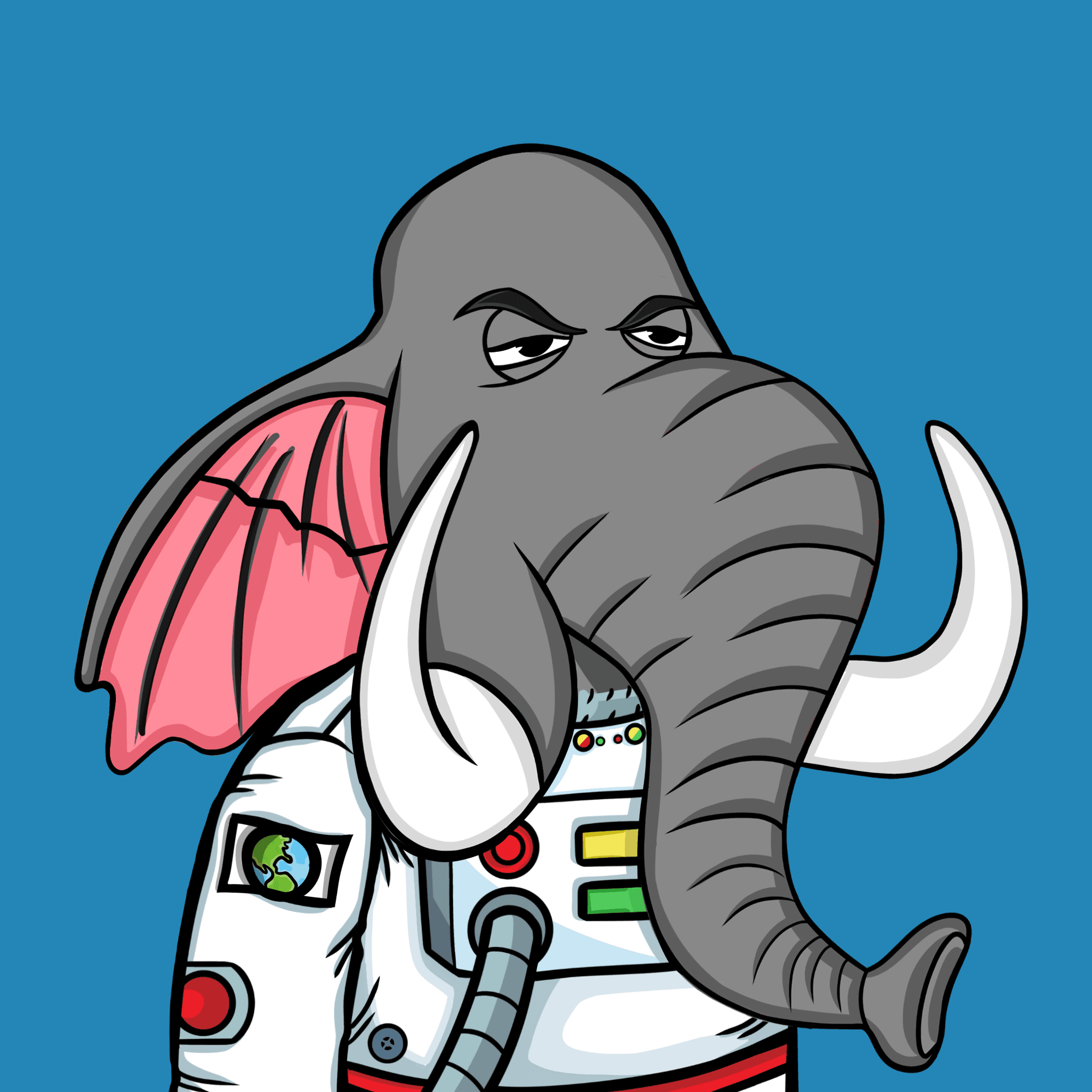 Untamed Elephant #5465