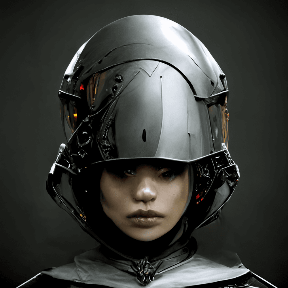 futuristic space helmets