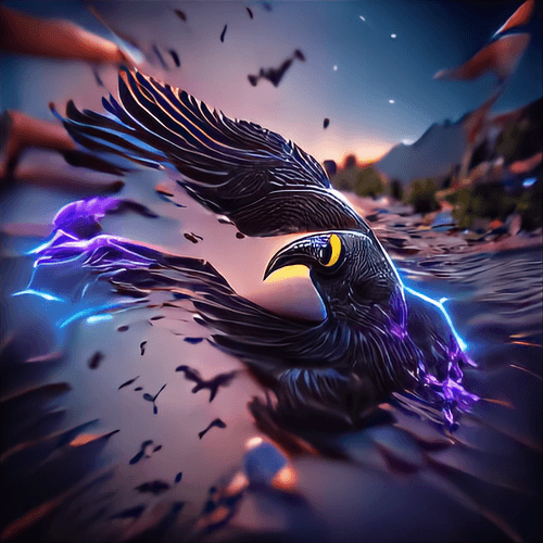 Interdimensional Midnight Raven