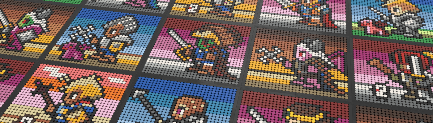 Pixel Heroes X Bricks