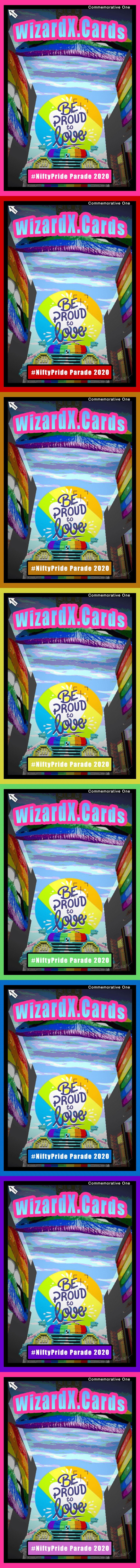 #NiftyPride Parade 2020; Commemorative Card