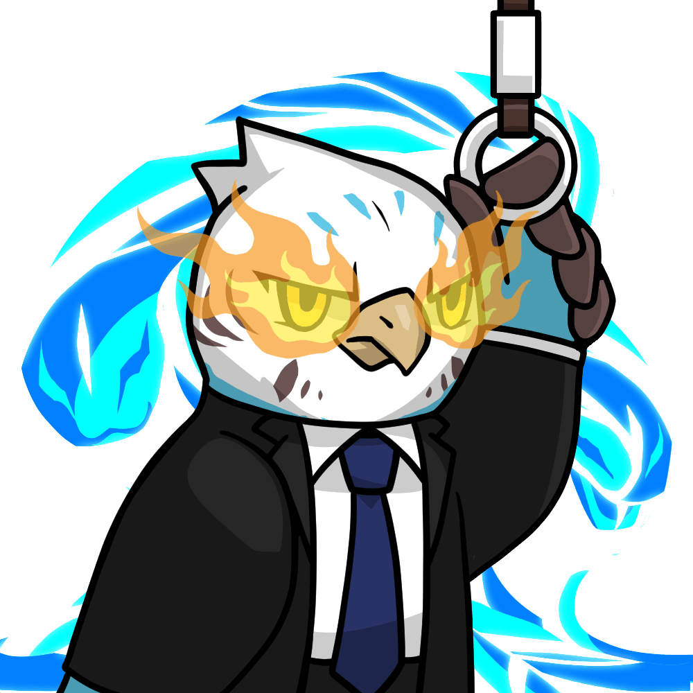 Narukami-Office worker-Blue budgie #02369
