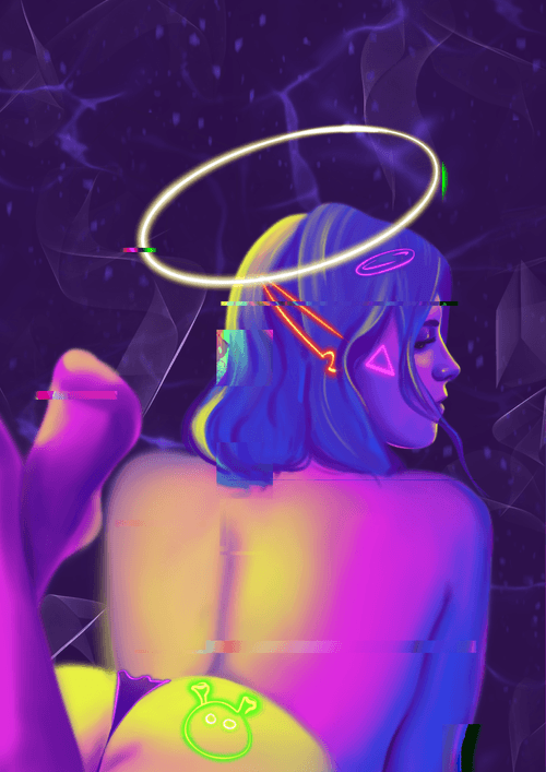 Your angel in neon