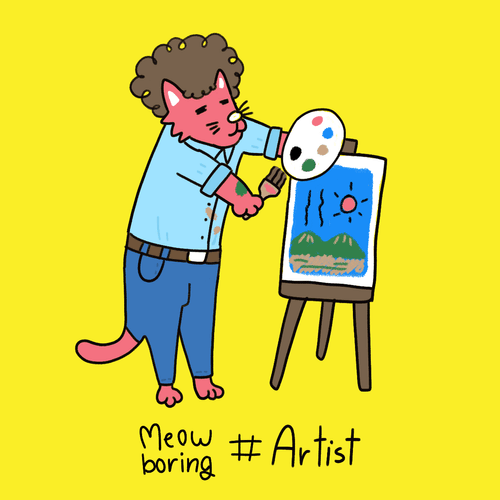 Meow boring # Artist