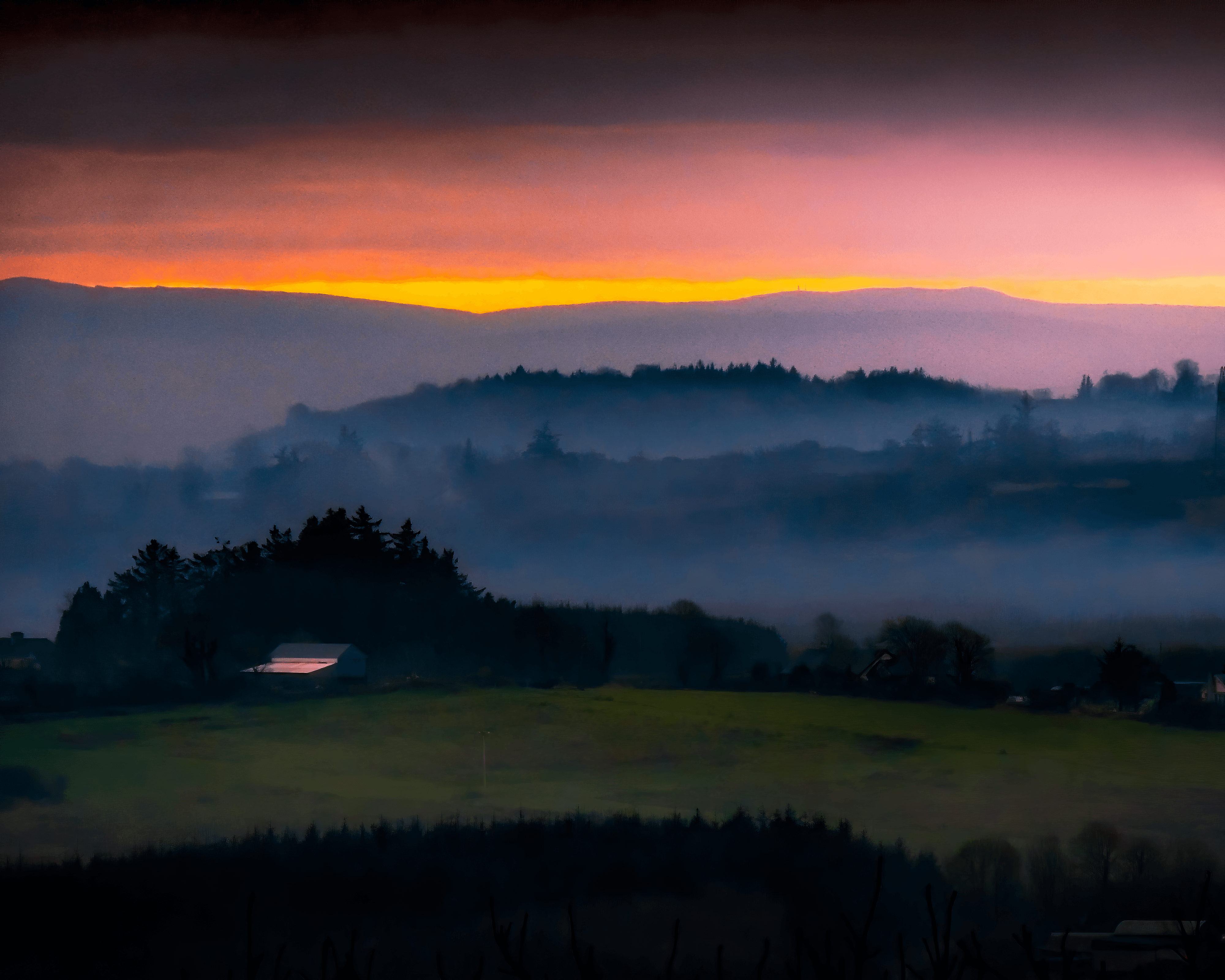 Irish Mist at Sunrise