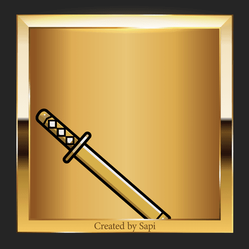 Katana-gold WEAPON(BACK)