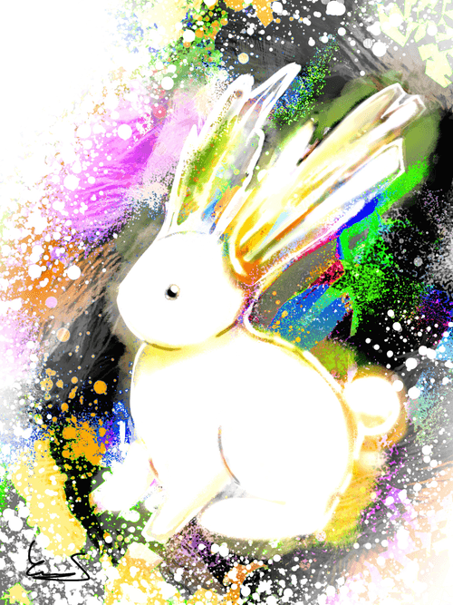 white crystal rabbit　ホワイトクリスタルラビット