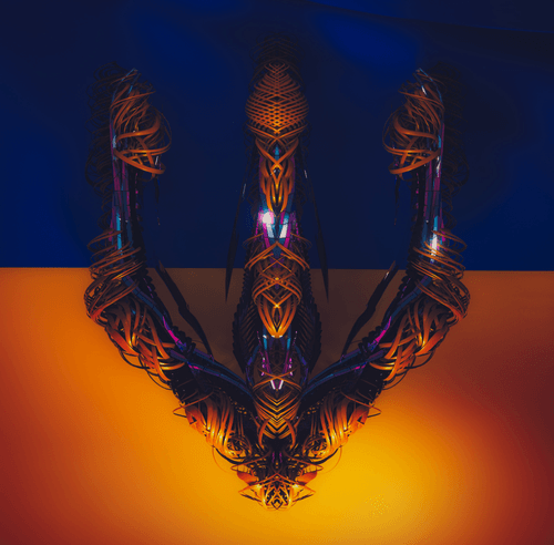 Art for Ukraine from vacuum