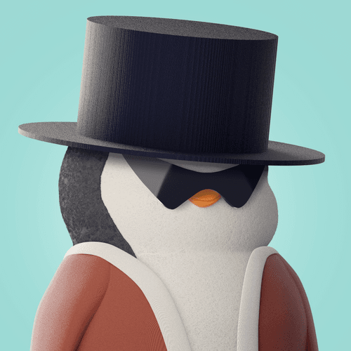 Pudgy Penguin 3D #349