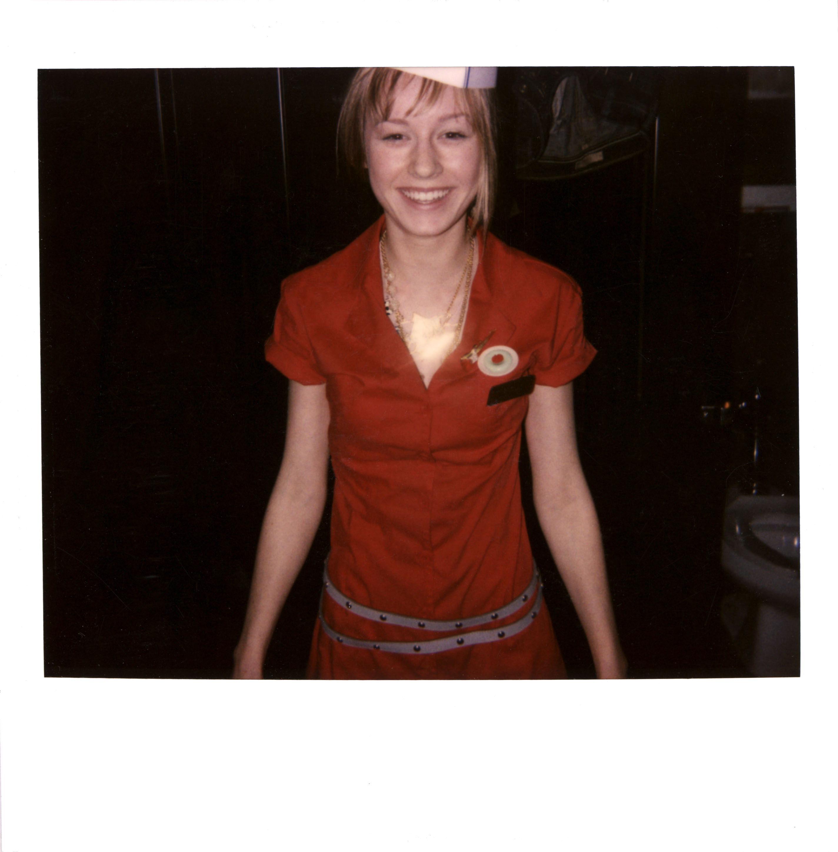 Brie Larson – “She Said” music video wardrobe fitting Polaroid JPG NFT,  her first music video, Los Angeles, 2005