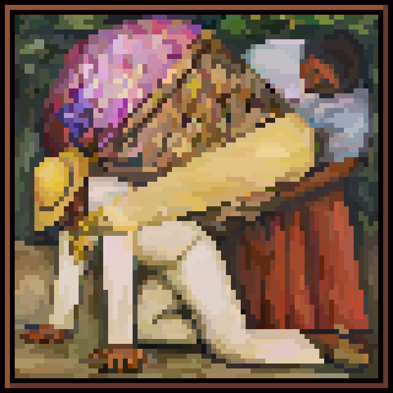 Classic Painting Series #42/99 The Flower Carrier - Diego Rivera