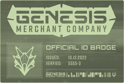 Genesis Merchant Company Employee Badge