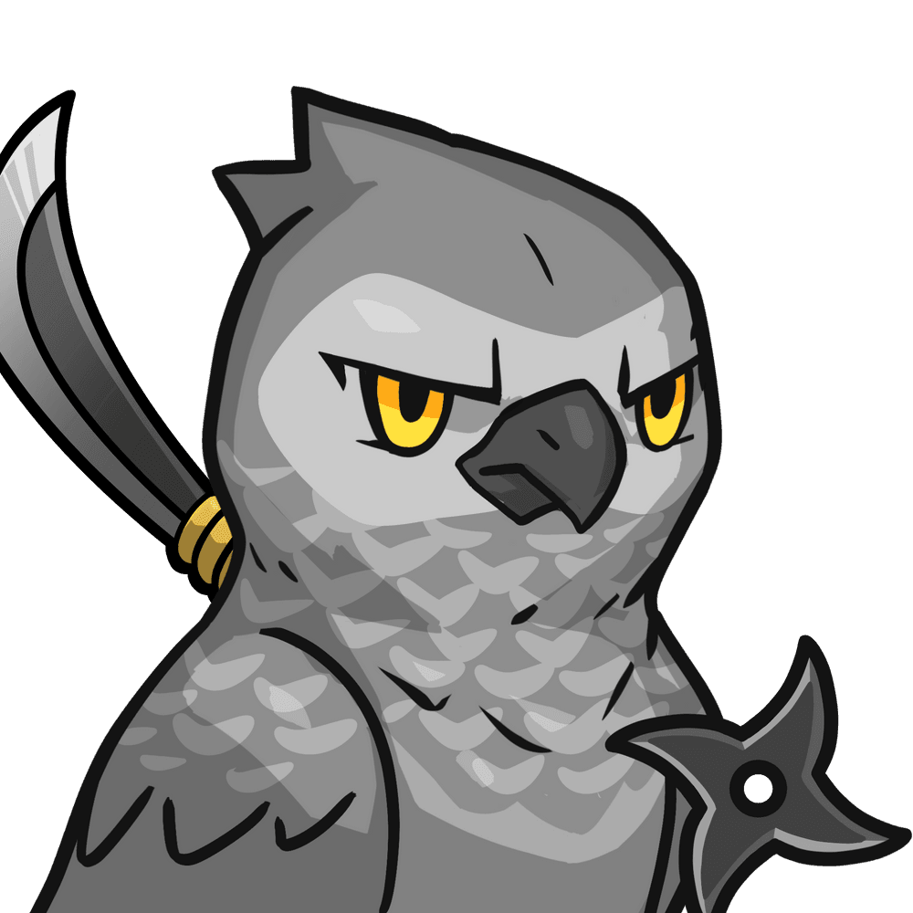 Narukami-Grey parrot #15814