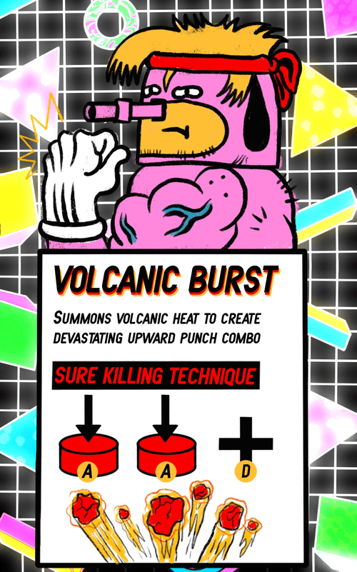 VOLCANIC BURST- TD move Universe 0