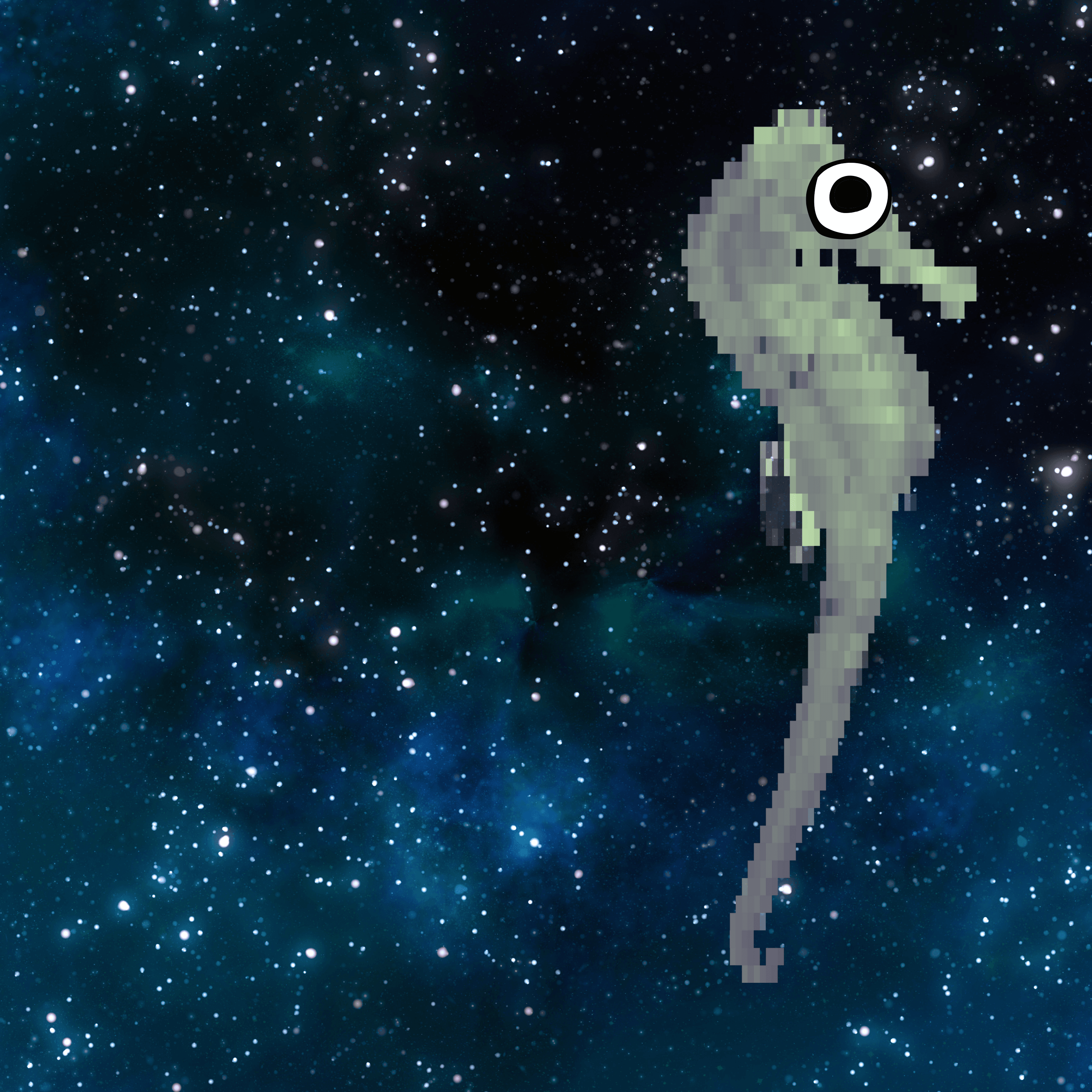 Seahorse in Space VIII