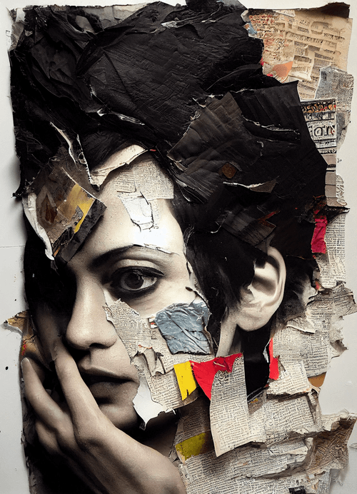 Punk Collage #7 Lydia