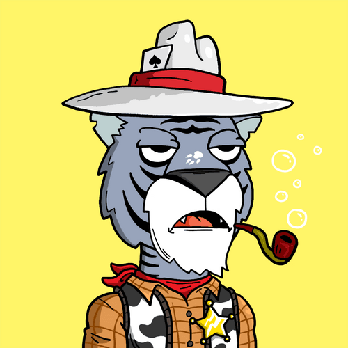 Grouchy Tiger Social Club #6744