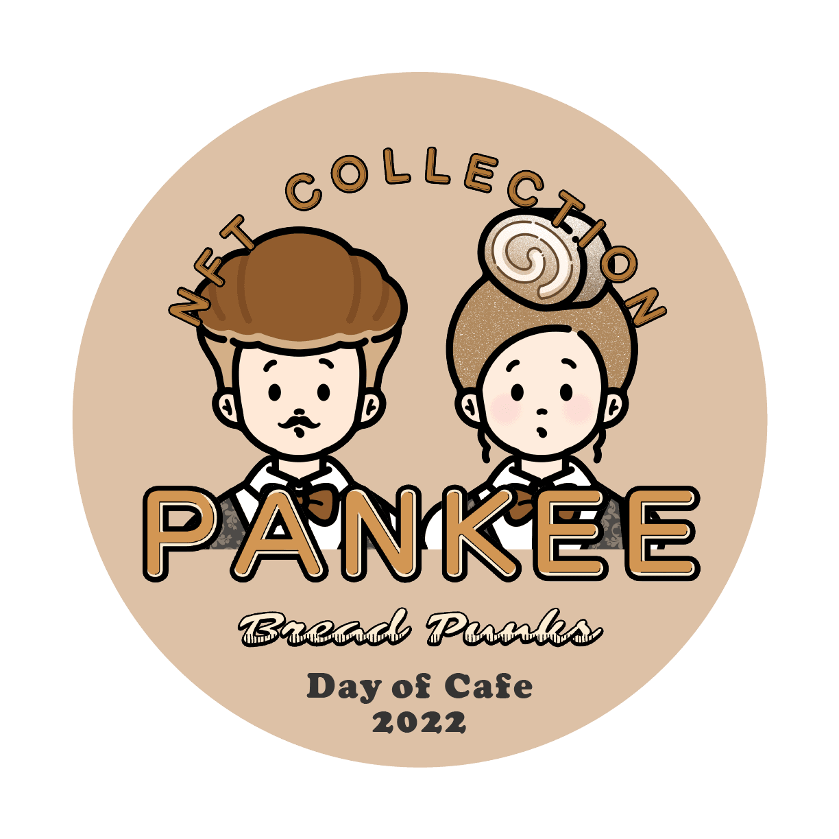 PANKEE 2022 Day of Cafe 3D sticker