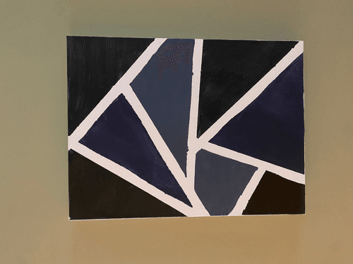 Geometric Painting Compounded by Kaleidoscope