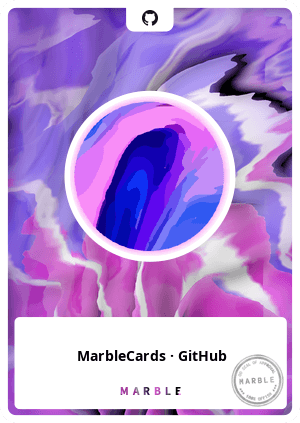 MarbleCards · GitHub