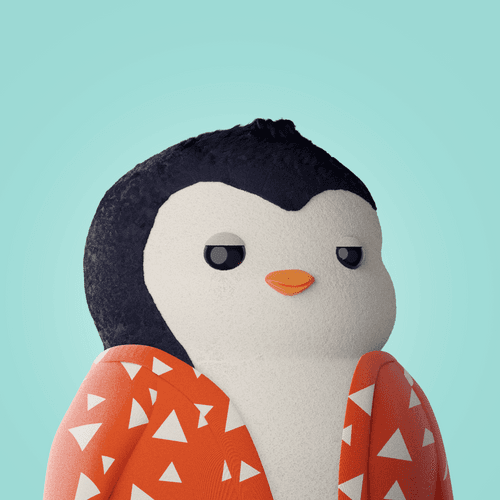 Pudgy Penguin 3D #196