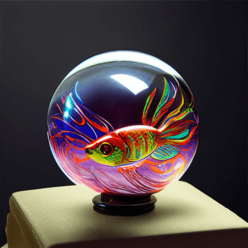 Rainbow Fish Orb