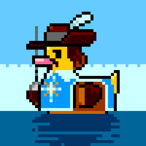 CryptoDuckie #417 | Musketeer Duckie