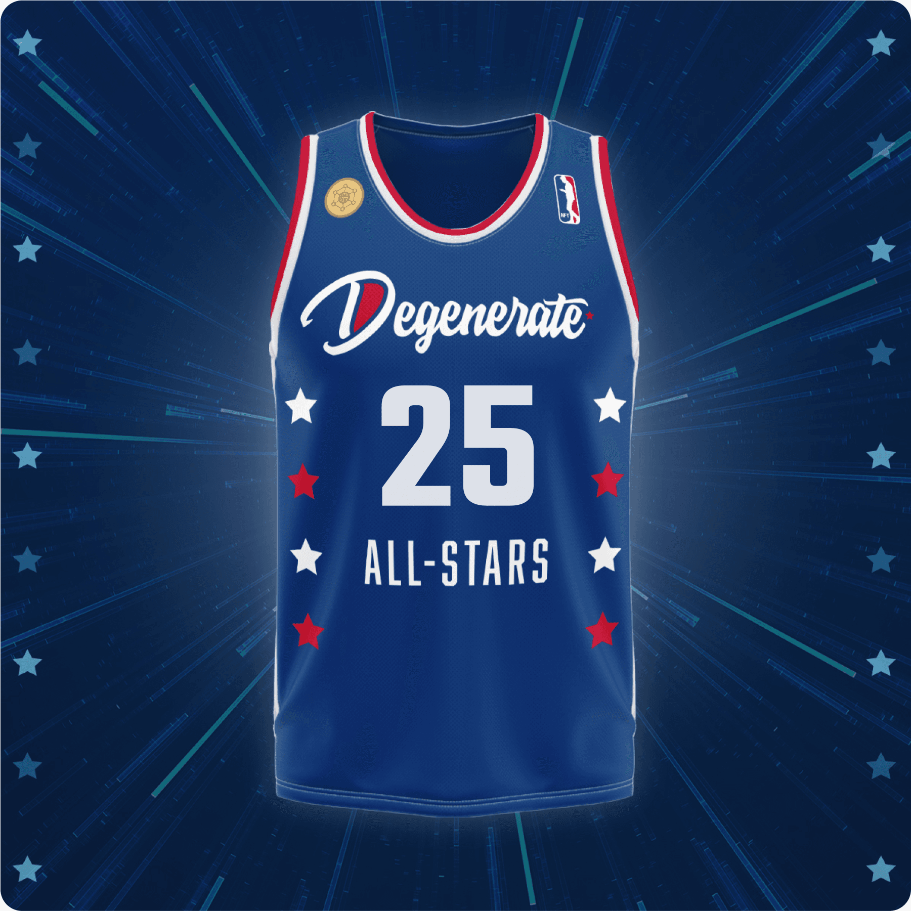 Degenerate All-Stars Jersey Blue #25