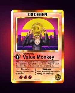 OG Degen - Value Monkey Card collection image