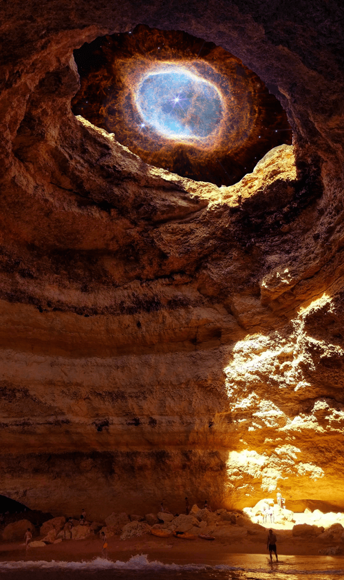 Cosmic Cave of Benagil 