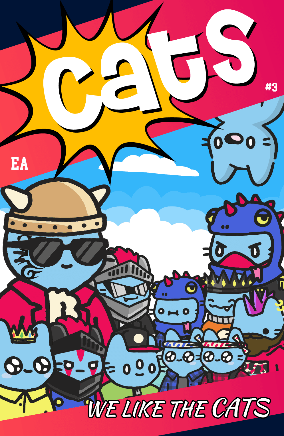 Cool Cats Comic Book Cover #3