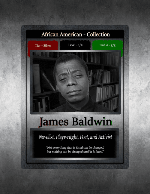 James Baldwin Silver Edition Card 1/5