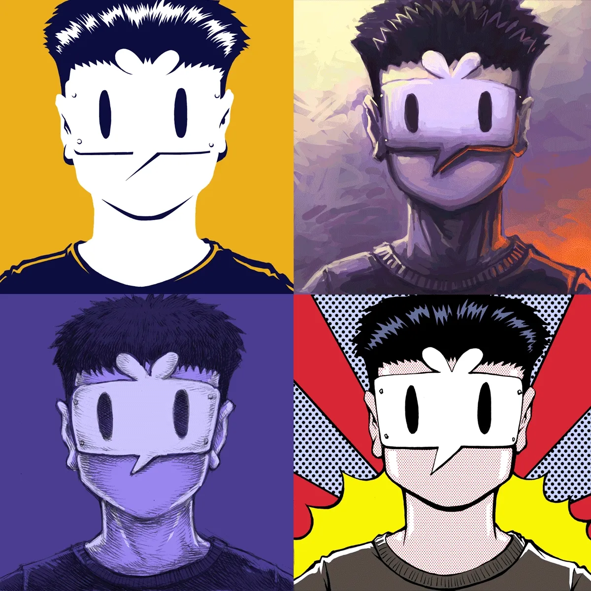 Myself in 4 Style