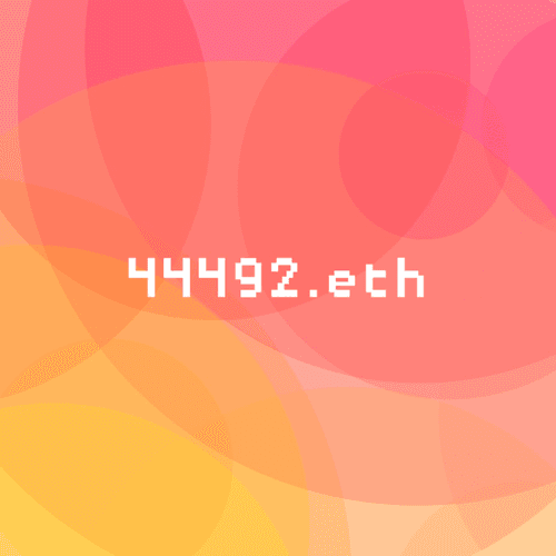 44492.eth Ethereum Name Service (ENS and .eth domain) PFP