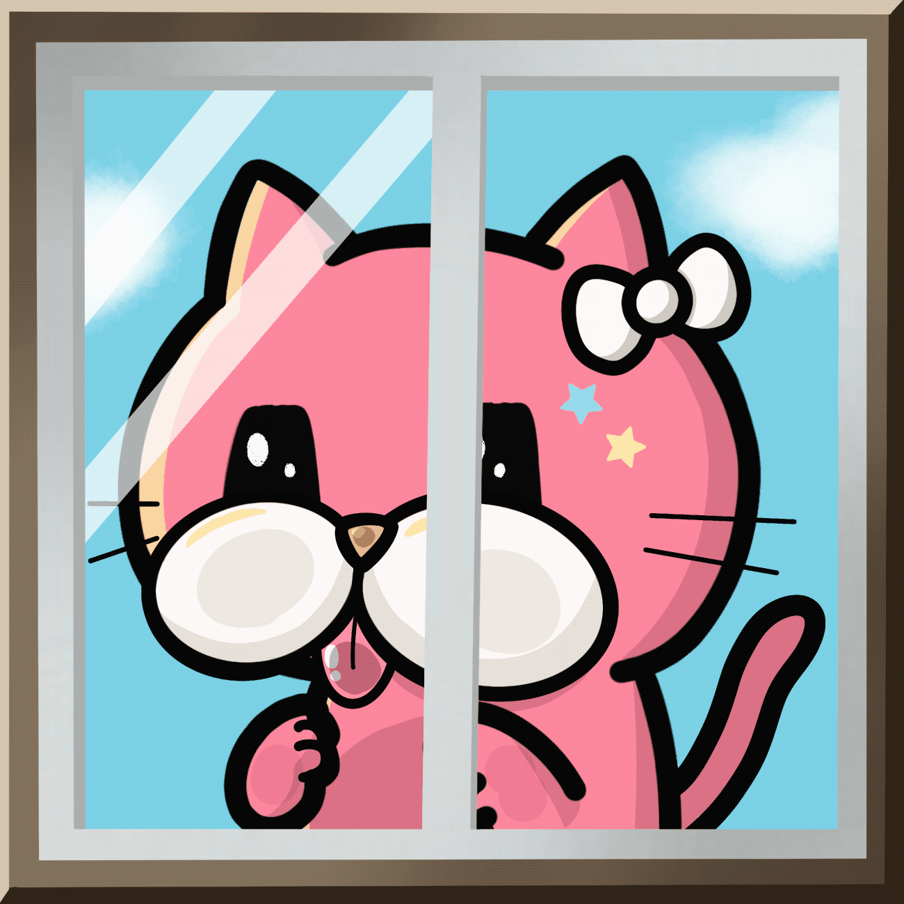 Cat is licking something 155 Cat is licking something OpenSea