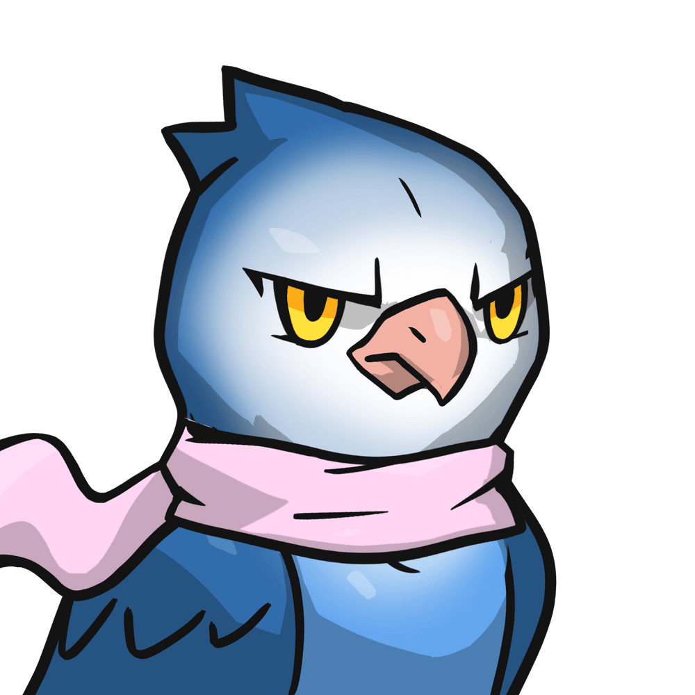 Narukami-Rosy-faced lovebird(blue) #06401